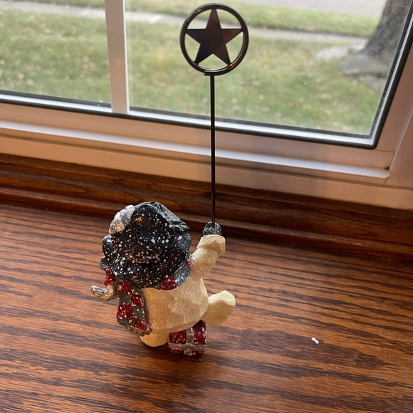 Snowman card or picture holder - Picture 2 of 3